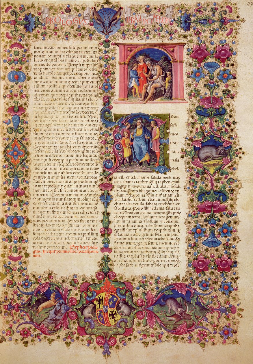 Eerste Boek van Kronieken, uit de Borso d