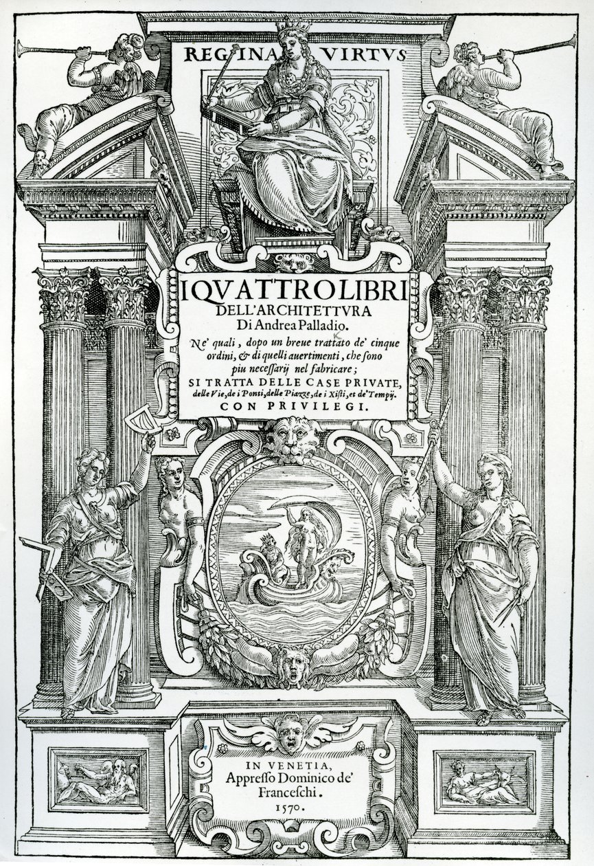 Frontispice van Quattro libri dell