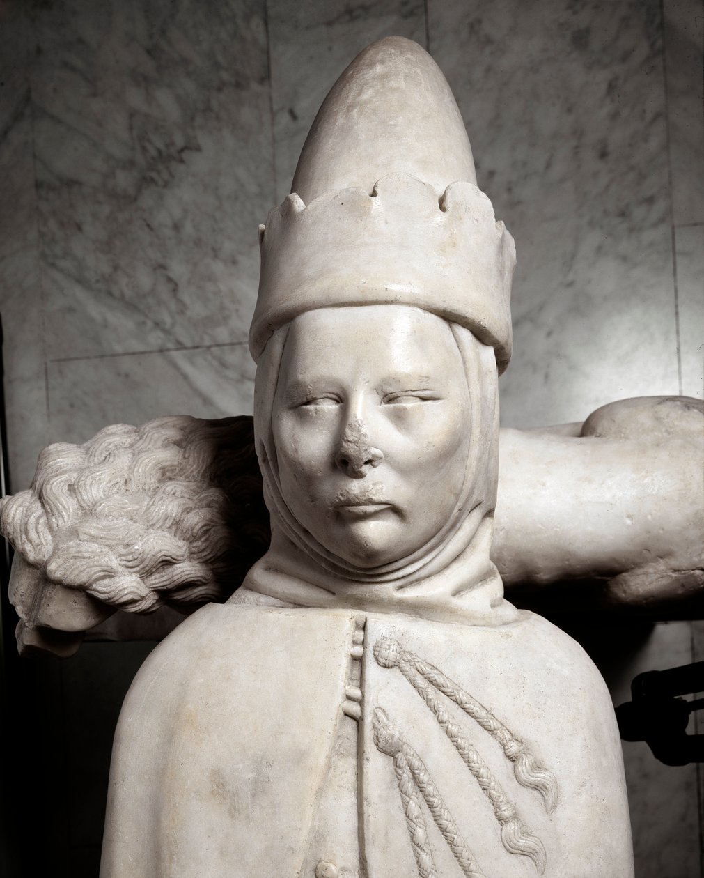 Grafmonument van de eerste doge van Genua Simone Boccanegra door Italian School