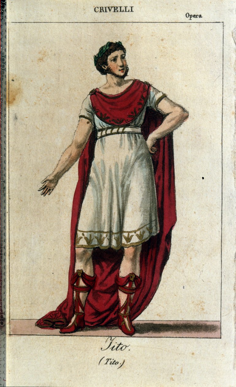 Gaetano Crivelli in de rol van Tito in 