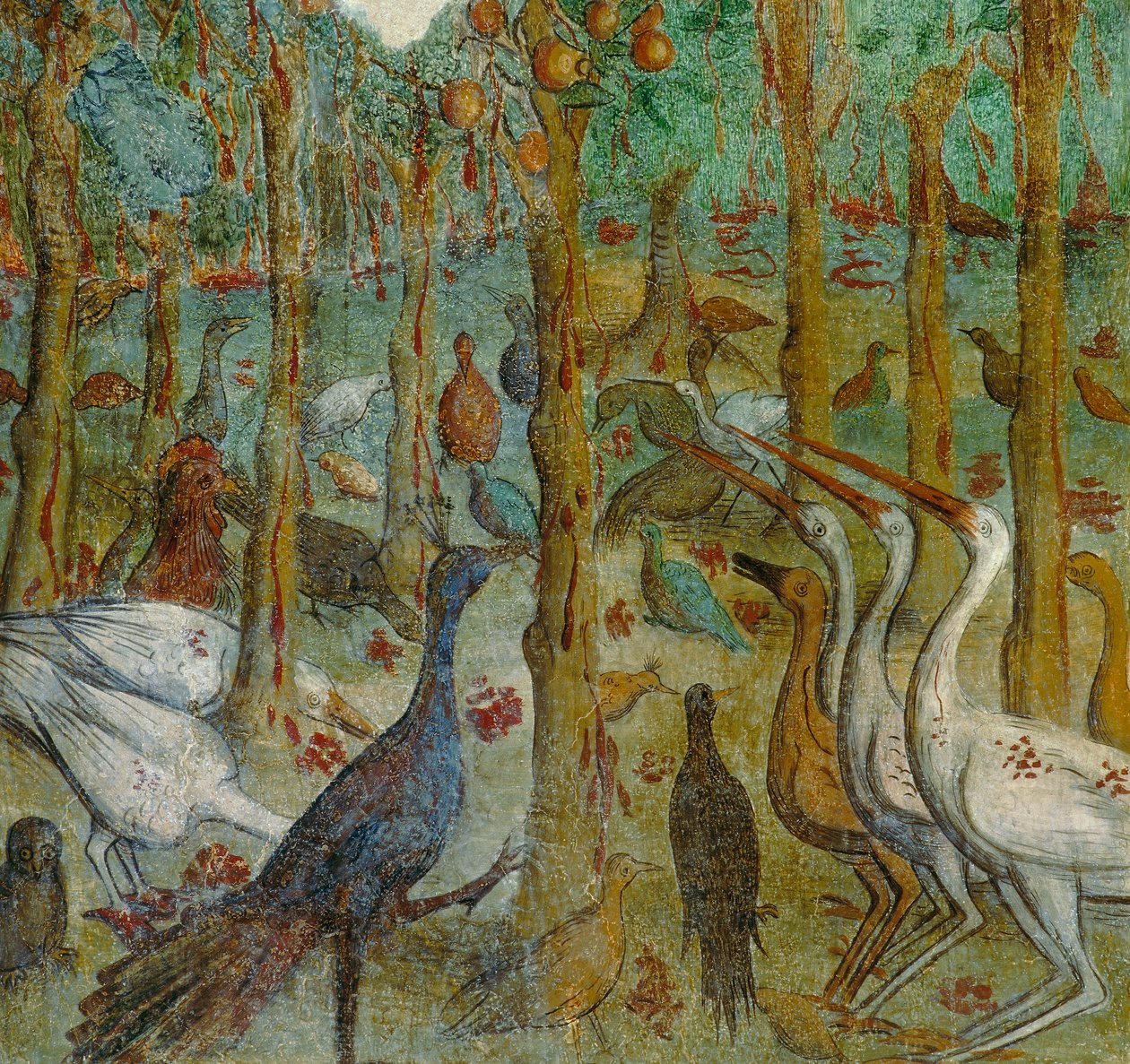 Gli alberi suderanno sangue (detail van de Openbaring van Johannes) door Italian School