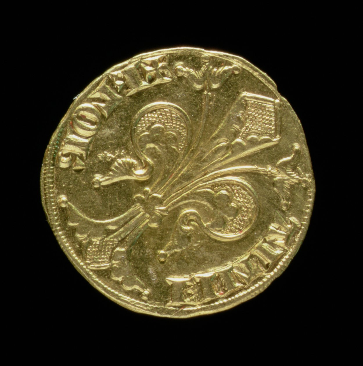 Gouden florijn (voorkant) met een lelie, Florentijns, 1252 door Italian School
