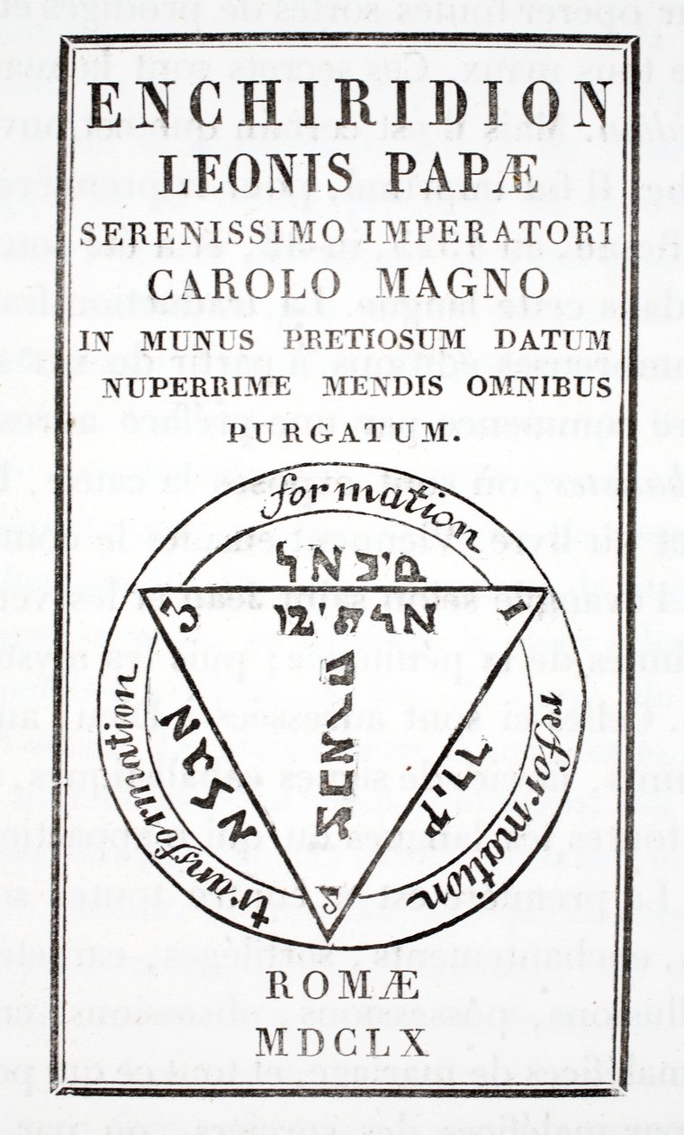 Grimoire van Paus Leo III door Italian School