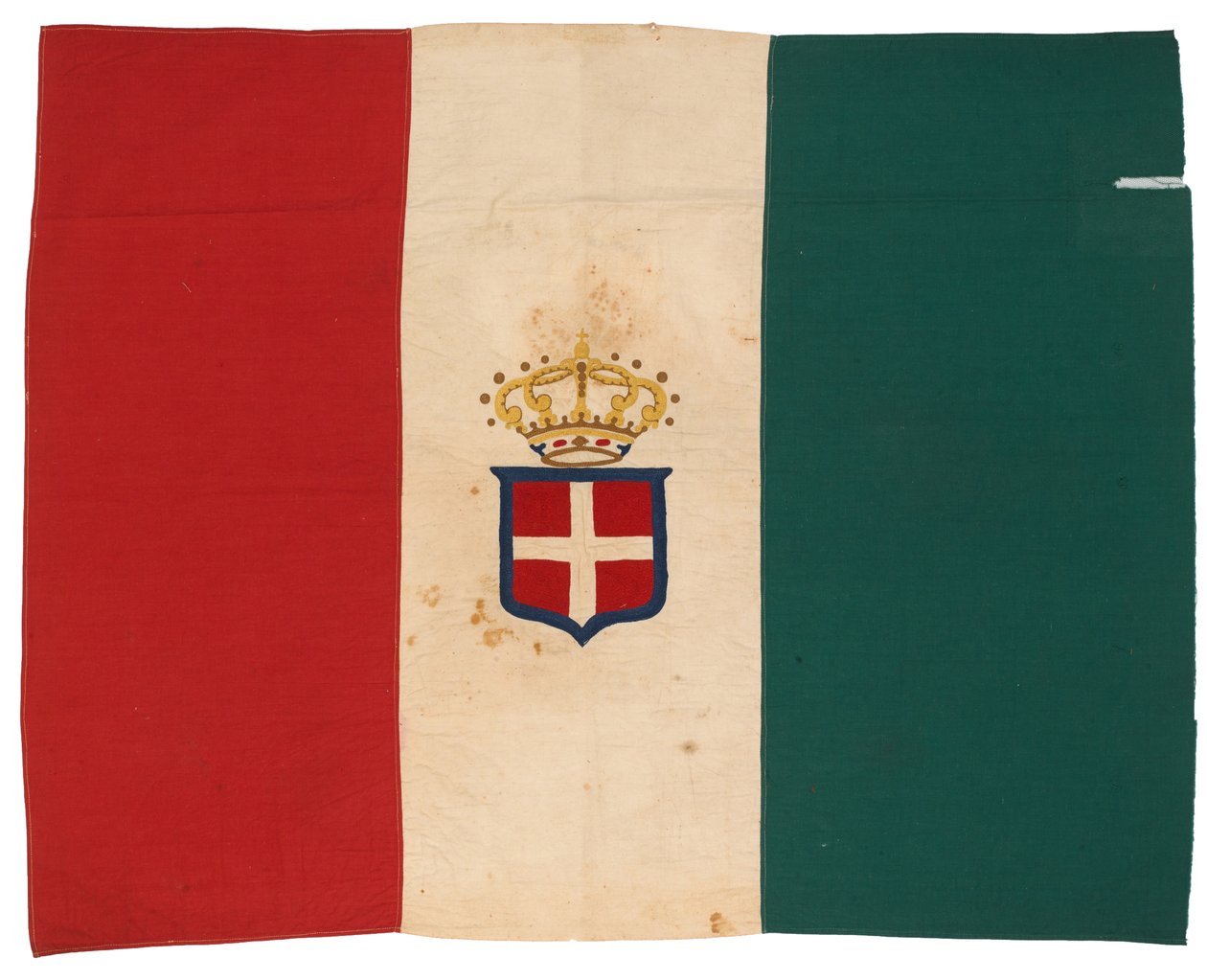Italiaanse vlag veroverd door de King