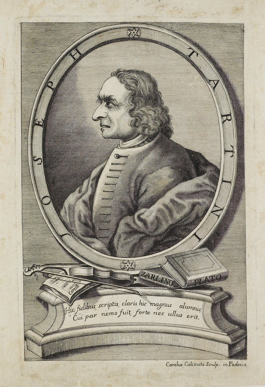 Joseph Tartini, gegraveerd door Carlo Calcinotto (fl. 1763), ca. 1763 door Italian School