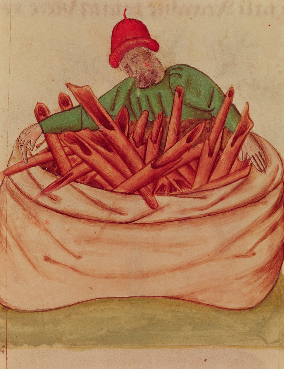 Ms Lat 993 L.9.28 Fol.36v Kaneelhandelaar, uit 