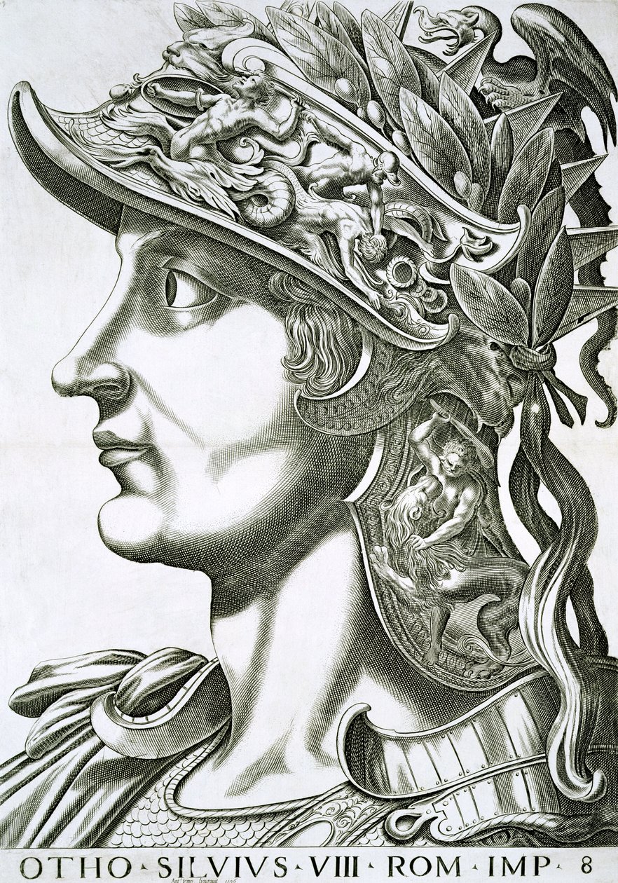 Otho (32-69 n.Chr.), 1596 door Italian School