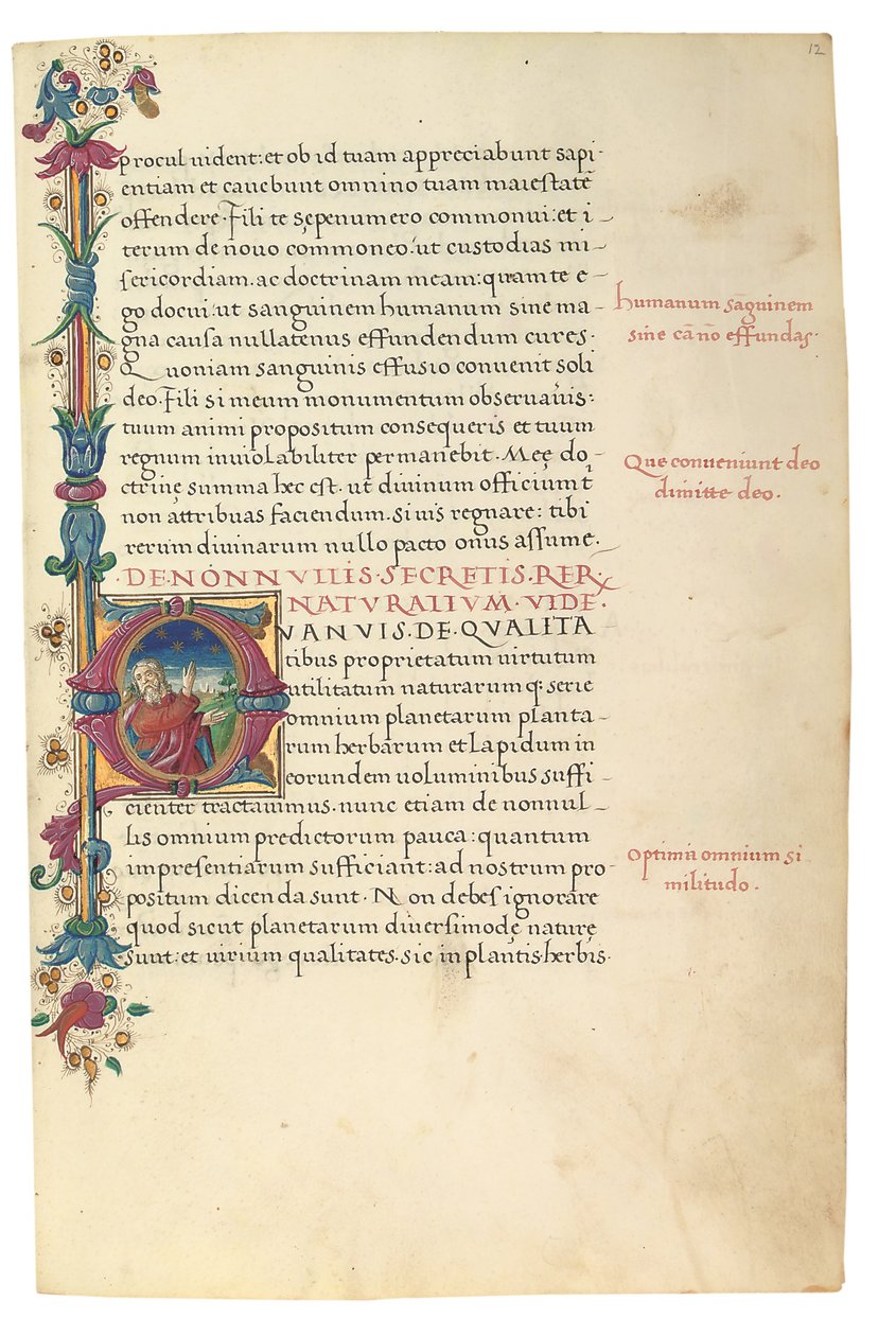 PSEUDO-ARISTOTLE, Secreta secretorum; 