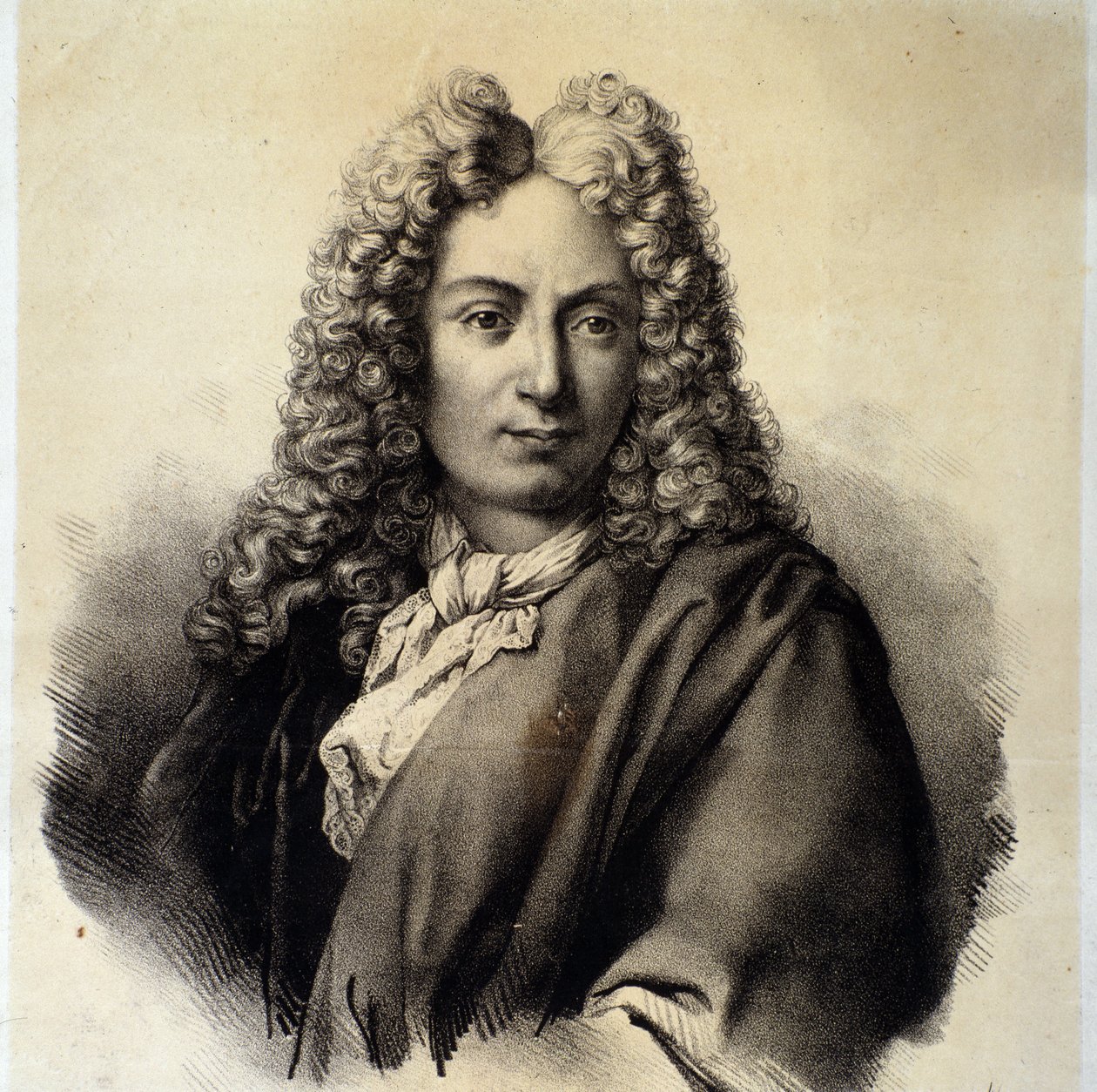 Portret van Arcangelo Corelli (1653-1713) Italiaanse componist en violist door Italian School