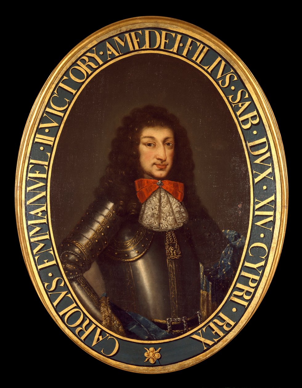 Portret van Carlo Emanuele II (1634-1675) (Karel Emanuel van Savoye) Anoniem schilderij. 17e eeuw Brescia, privécollectie - Portret van Karel Emanuel II (Carlo Emanuele II) (1634-1675), Hertog van Savoye. Anoniem schilderij 17e eeuw. Privécollectie door Italian School