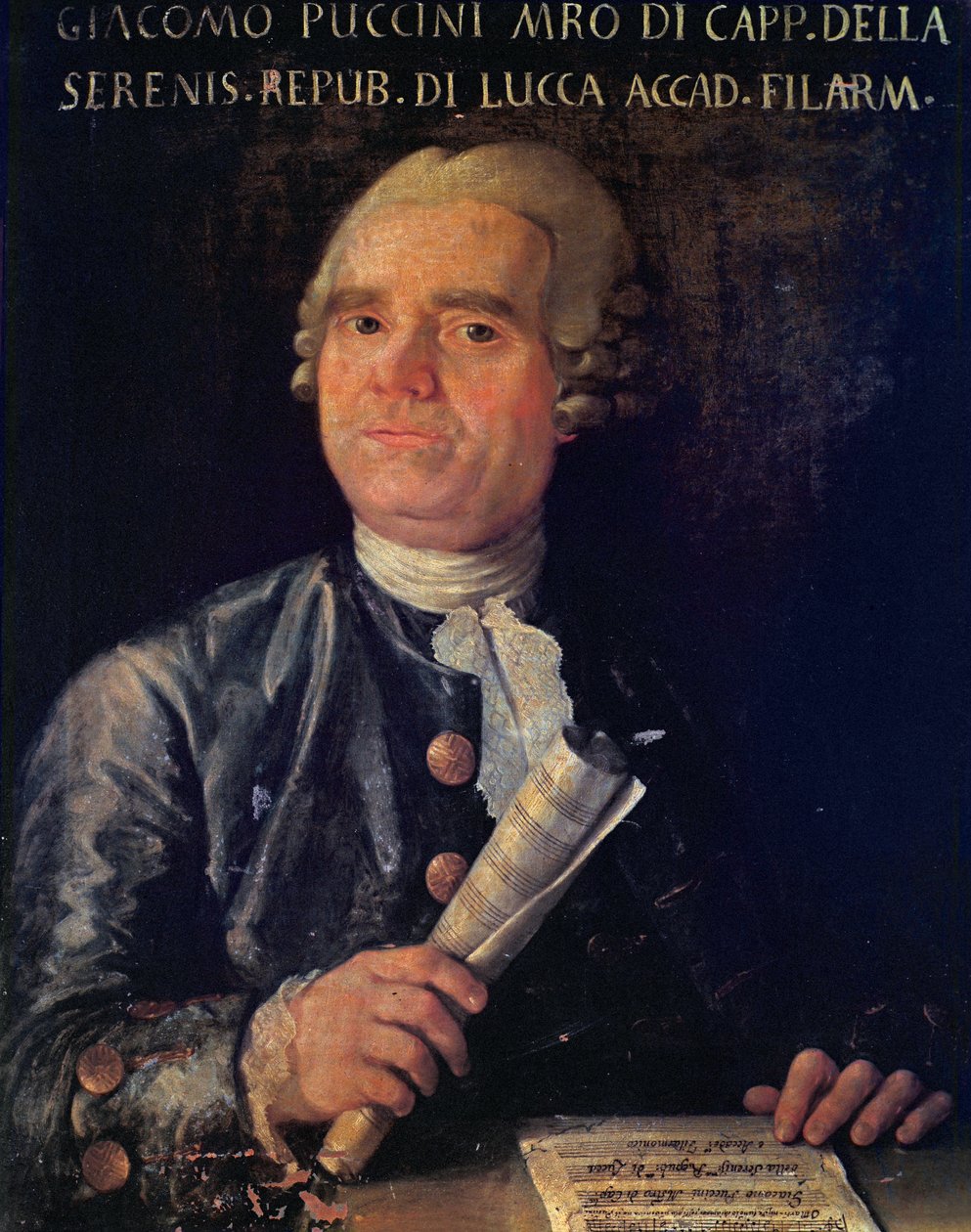 Portret van Giacomo Puccini (1712-1781) door Italian School