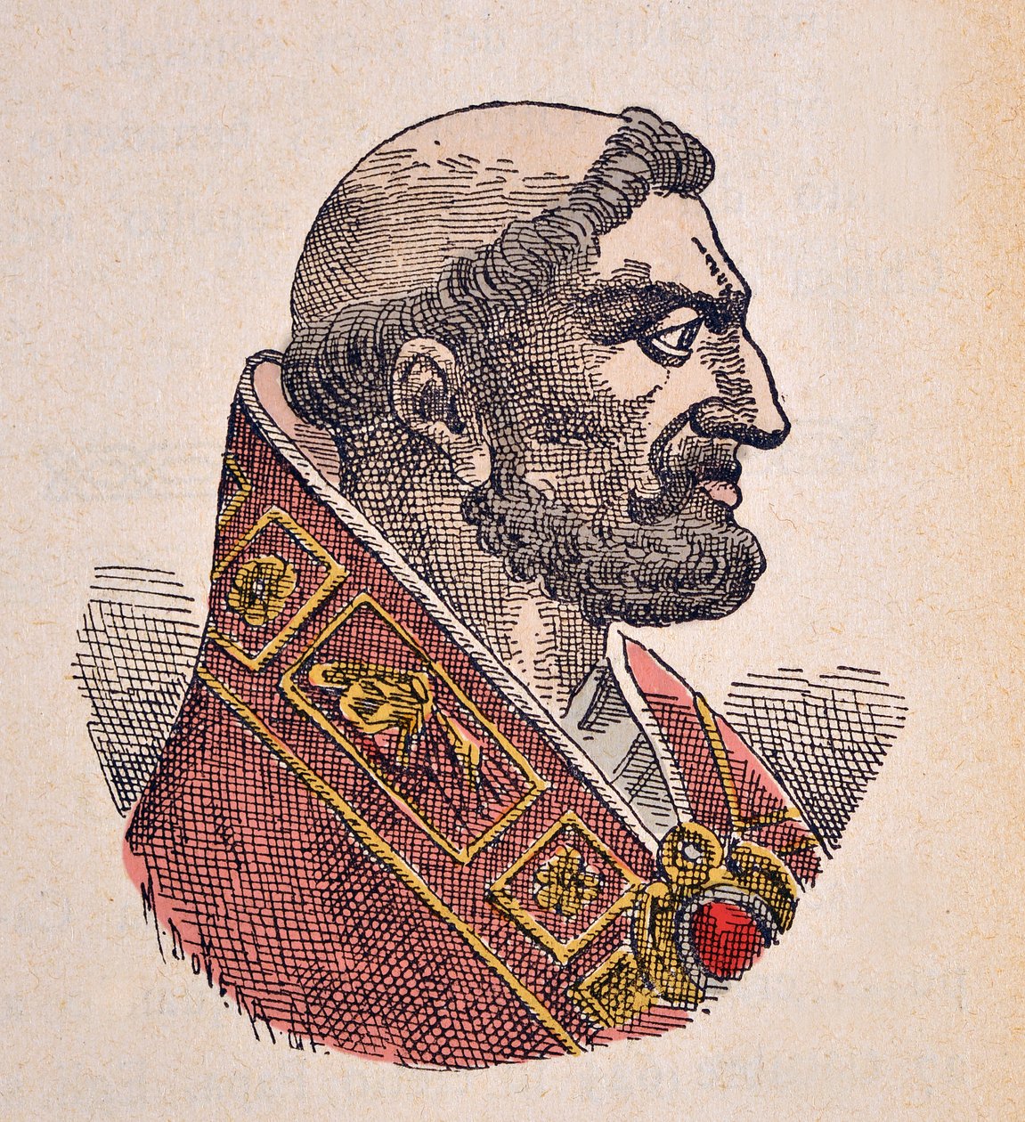 Portret van Paus Bonifatius V (619-625) door Italian School