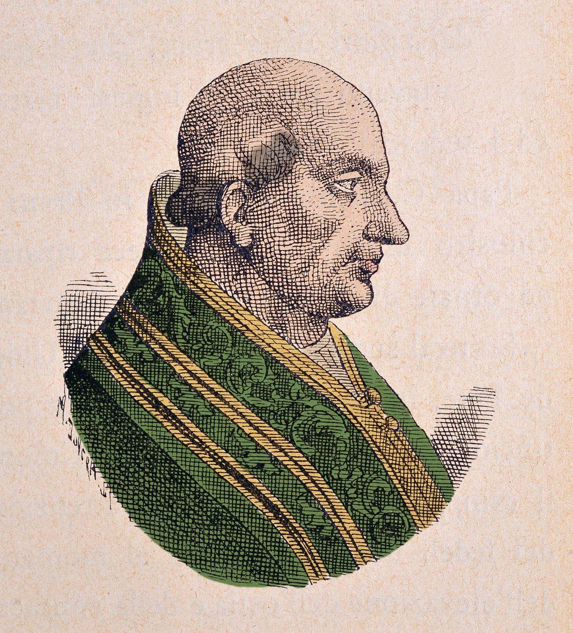 Portret van Paus Clemens III (1187-1191) door Italian School