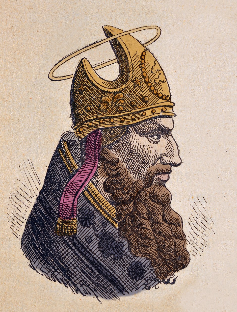 Portret van Paus Marcus (335-336) door Italian School