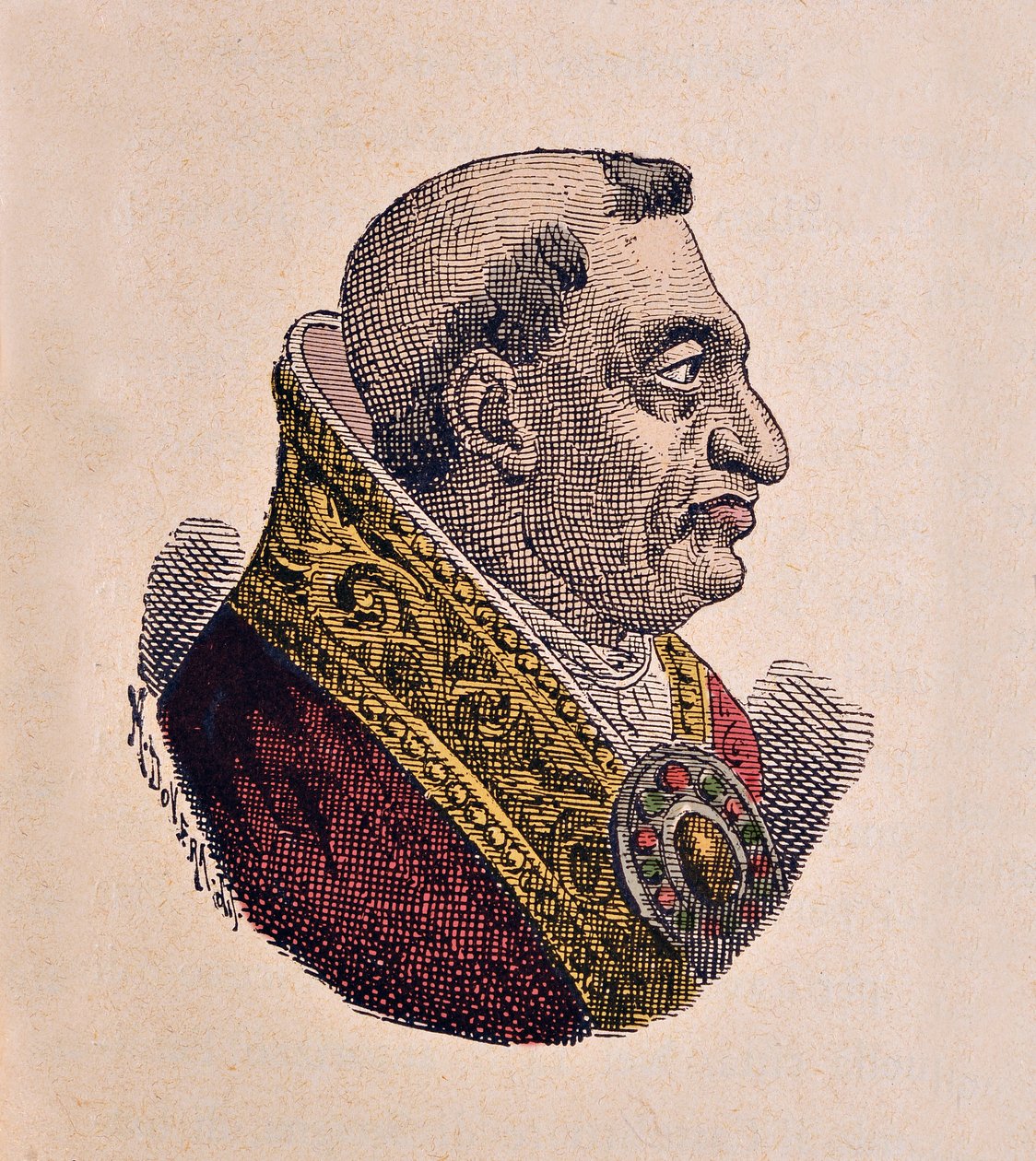 Portret van Paus Paulus II (1464-1471) door Italian School