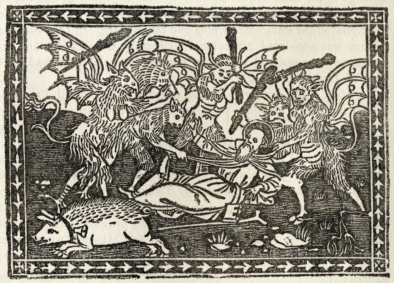 De geseling van St. Anthony, uit 