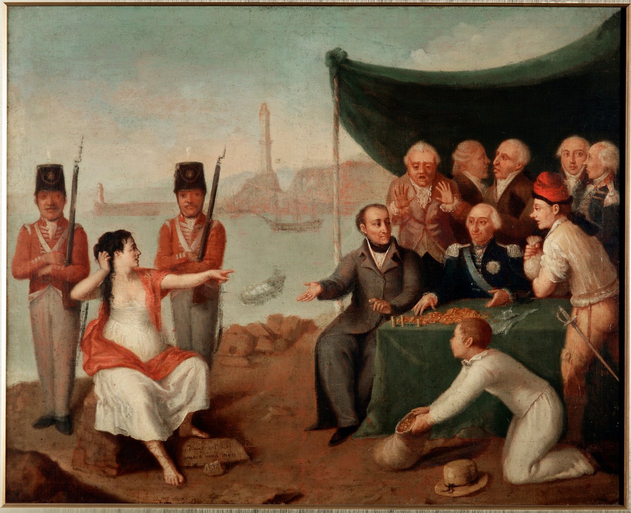 De onafhankelijkheid van Ligurië, 1815 door Italian School