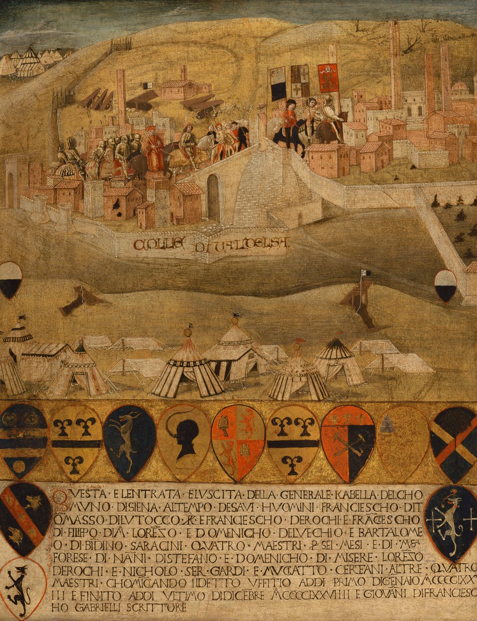 De overgave van de stad Colle Val d