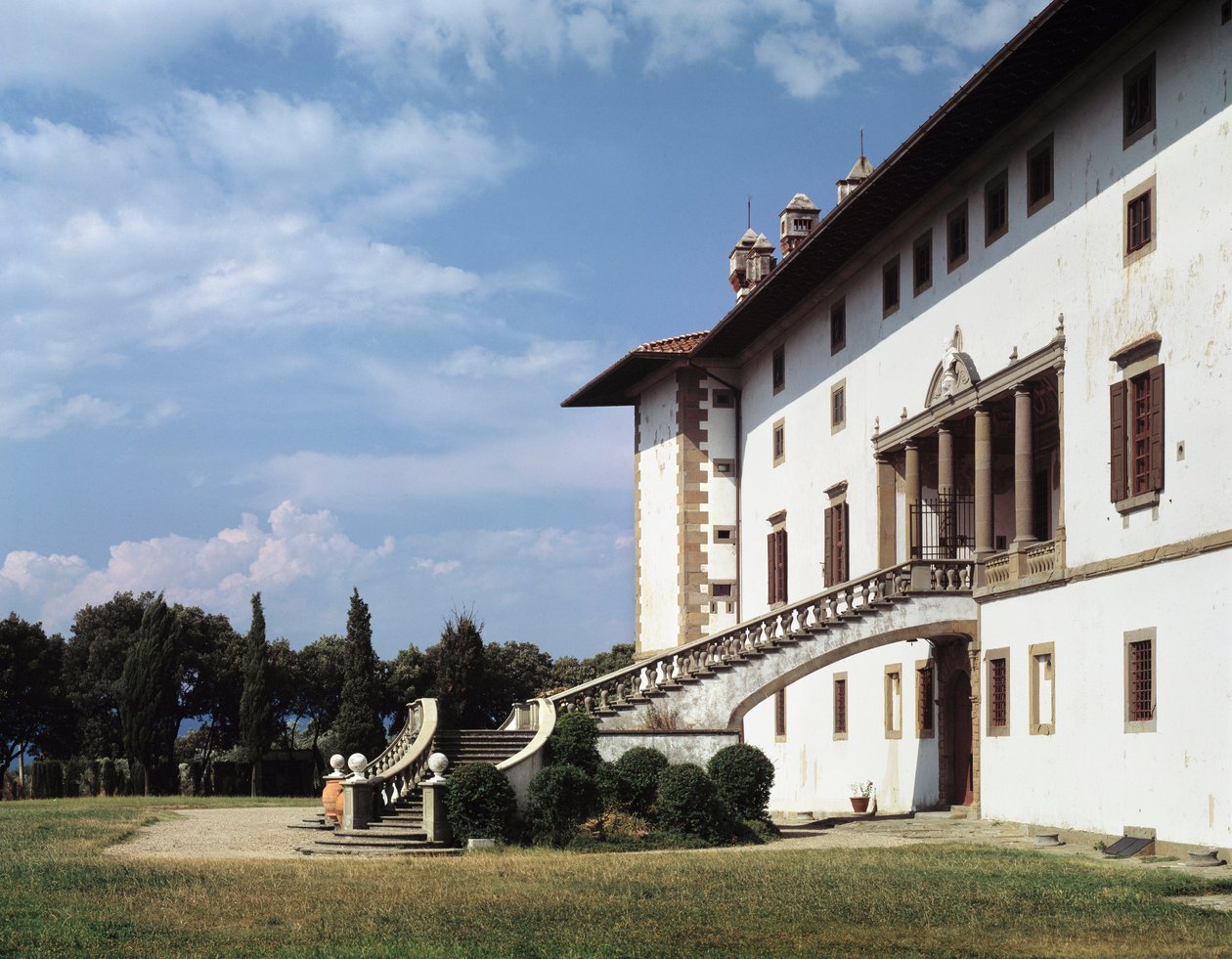 De villa van honderd schoorstenen door Italian School