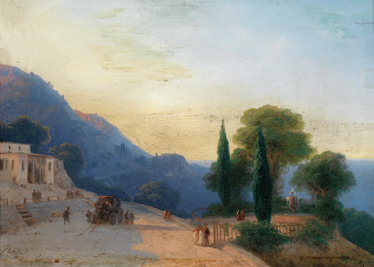 Een zomerse dag op de Krim door Ivan Aivazovsky