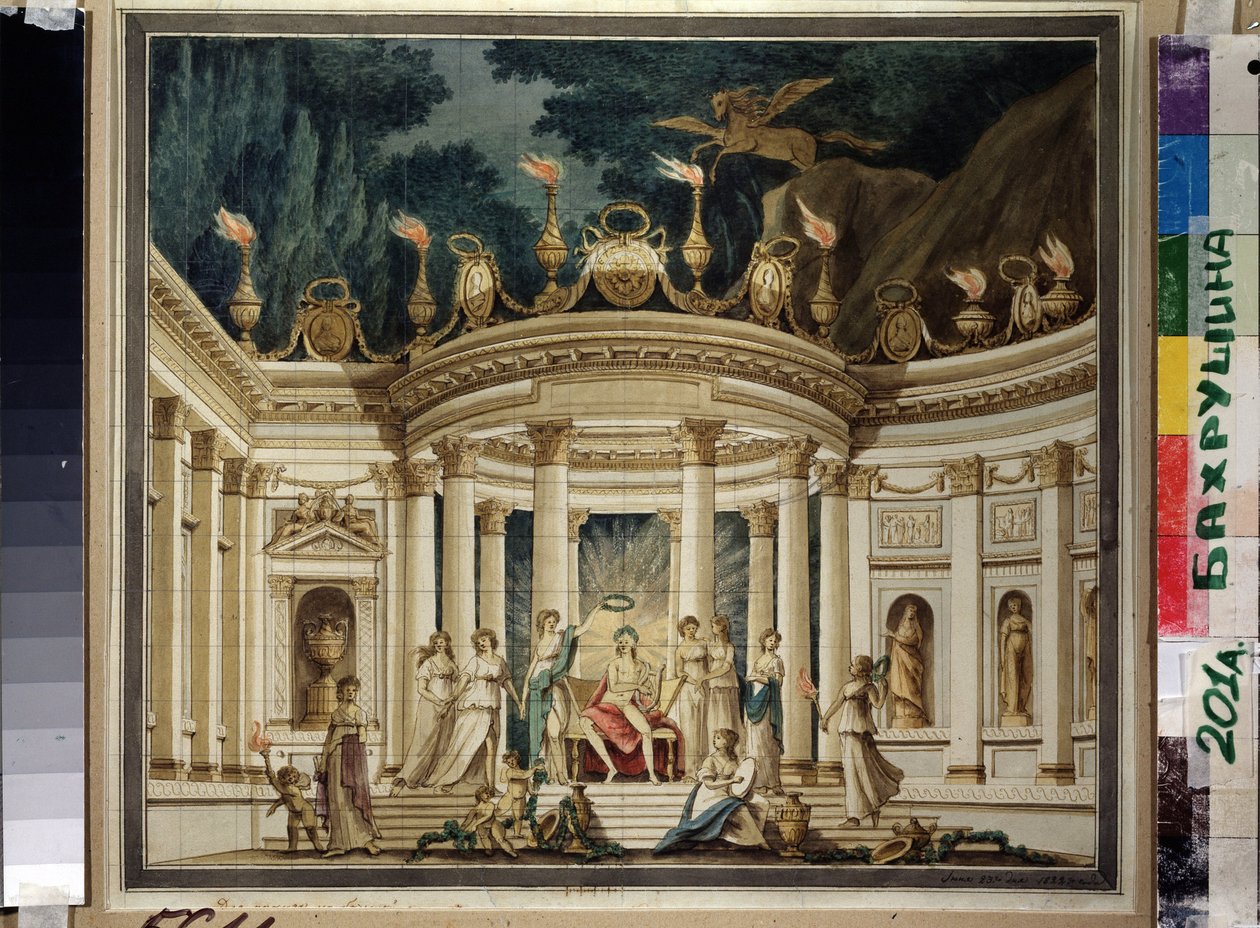 Triomf van de Muzen door Ivan Alekseevich Ivanov