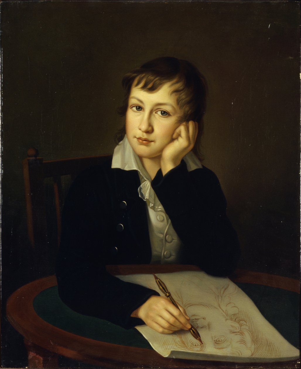 Portret van Graaf Alexander Nikolayevich Mordvinov 1799-1858 door Ivan Alexeevich Tyurin