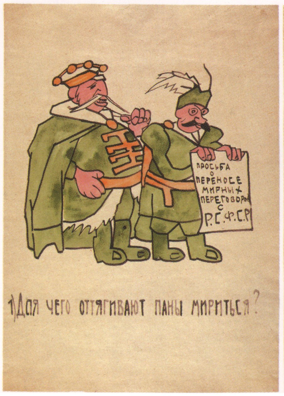 Waarom rekken de Poolse edelen de vredesbesprekingen, 1920 door Ivan Andreevich Malyutin