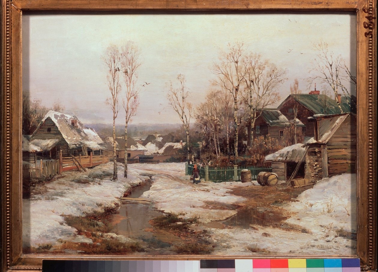 Lente nabij Sint-Petersburg door Ivan Avgustovich Velz