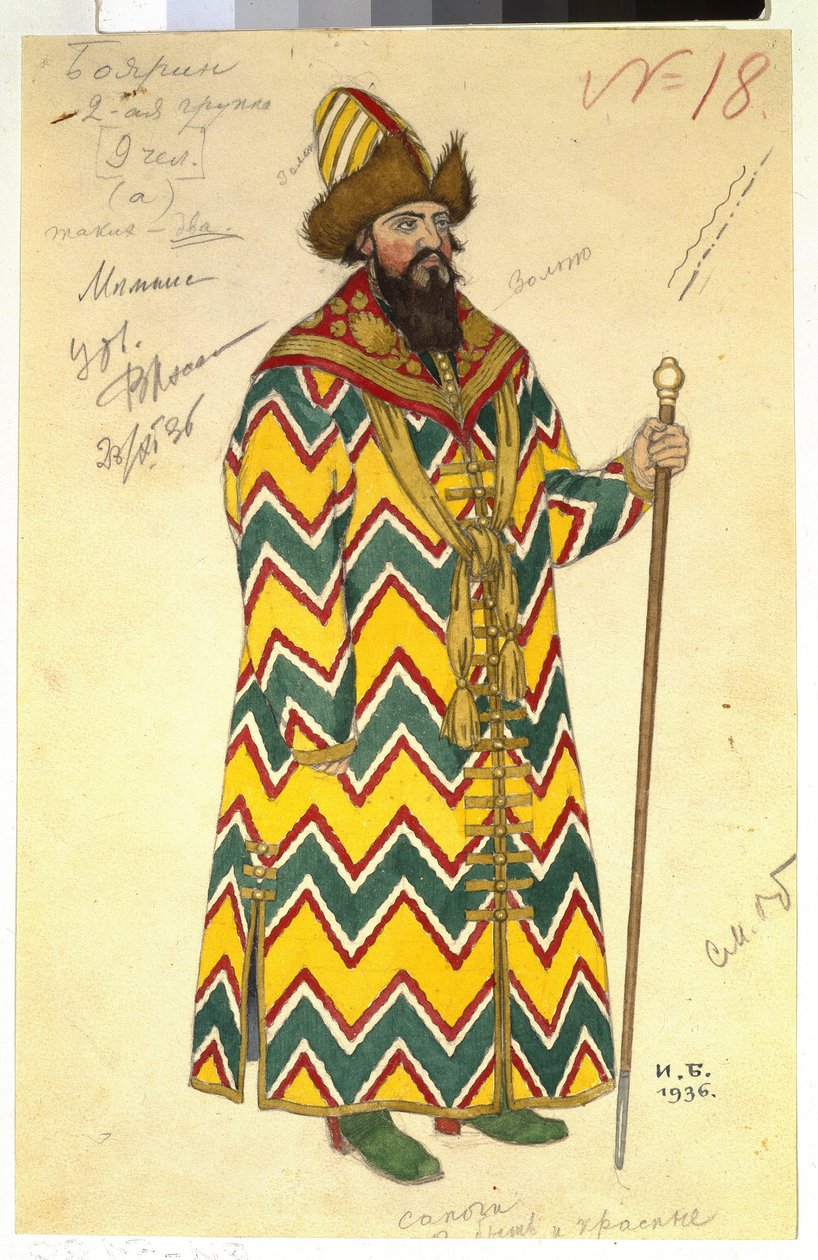 Boyard. Kostuum voor de opera 