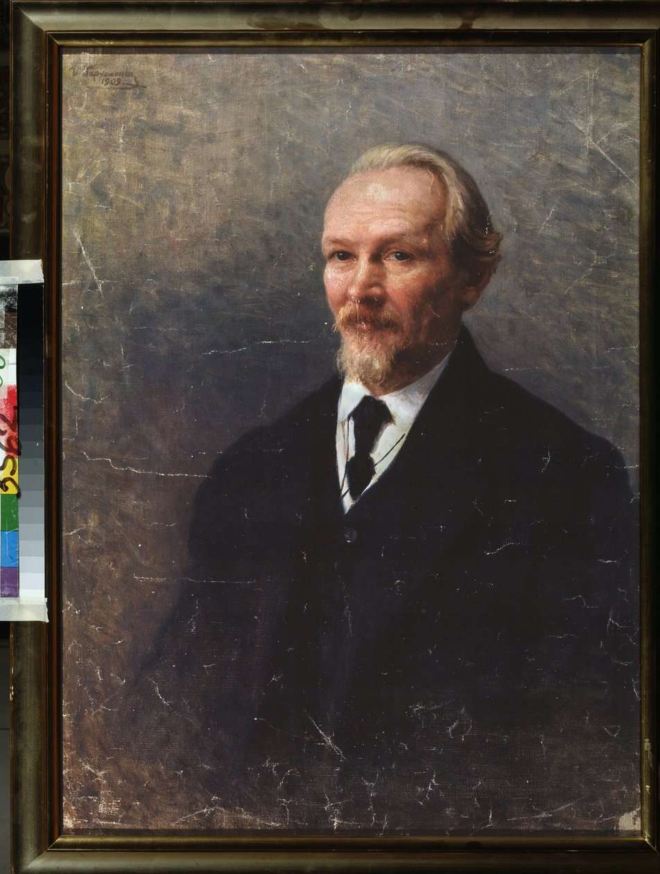 Portret van filosoof en schrijver Vasily Vasilievich Rozanov (1856-1919) door Ivan Kirillovich Parkhomenko