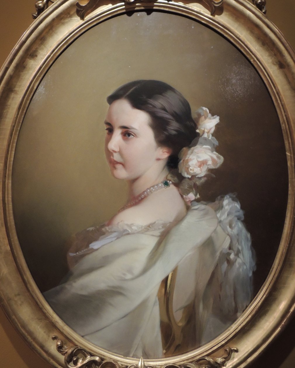 Portret van Ekaterina Fyodorovna Tyutcheva 1835-1882, Midden 1850s door Ivan Kosmich Makarov