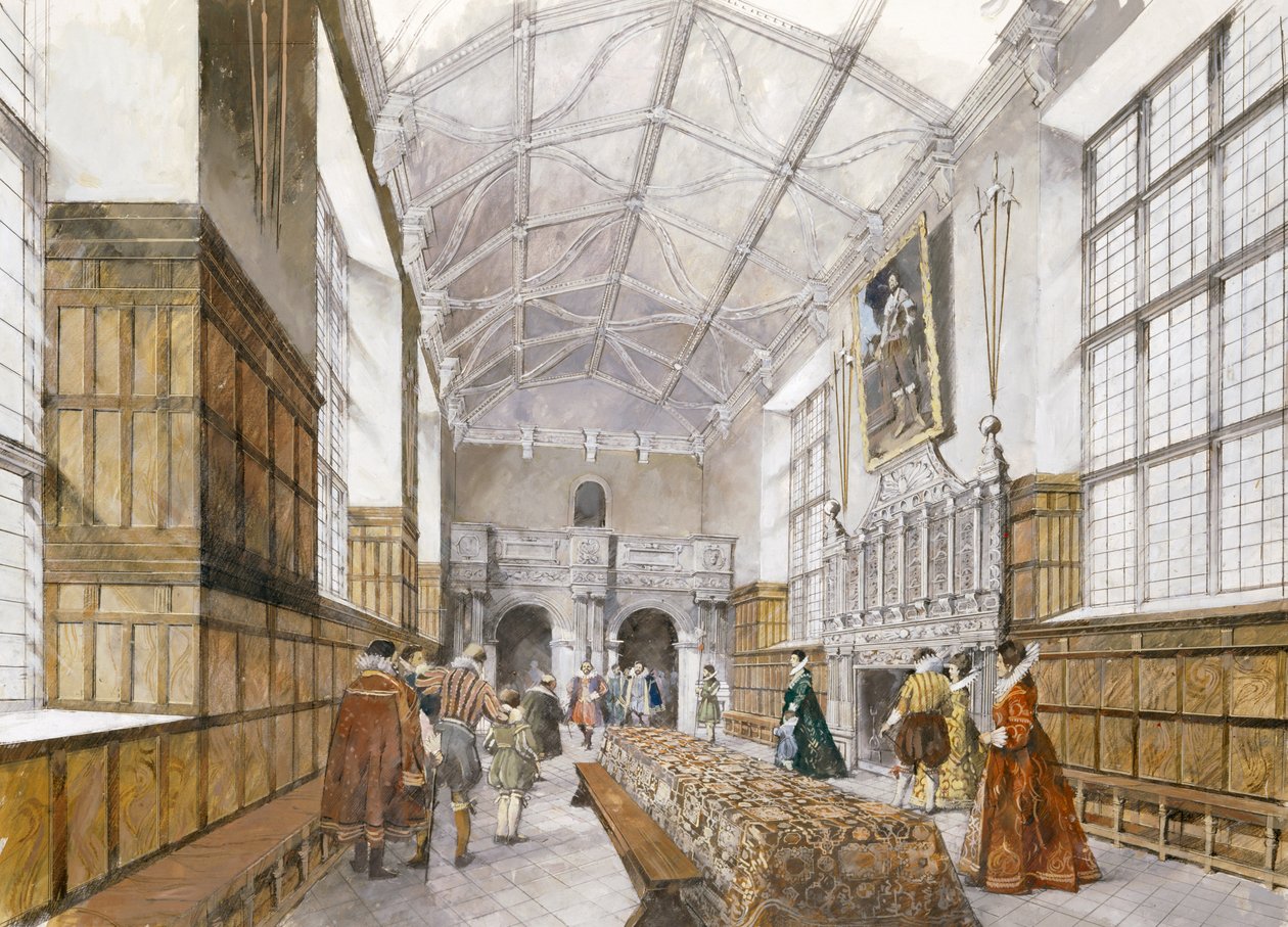 Kirby Hall door Ivan Lapper