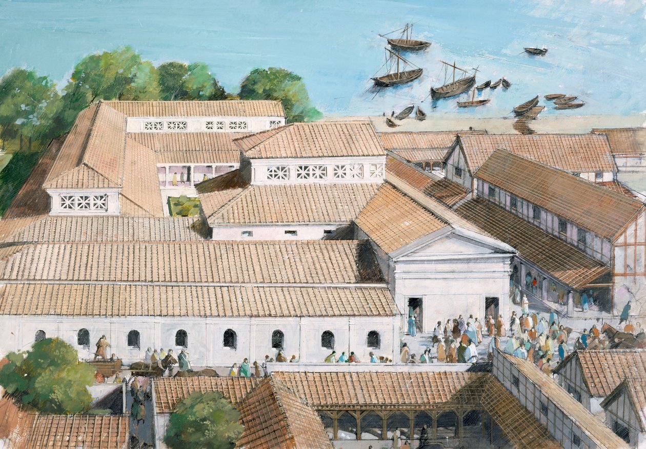Richborough Romeins Fort door Ivan Lapper