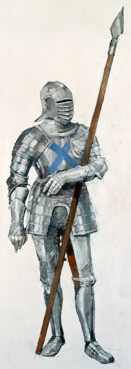 Schotse soldaat, Slag bij Flodden Field, 1513 door Ivan Lapper
