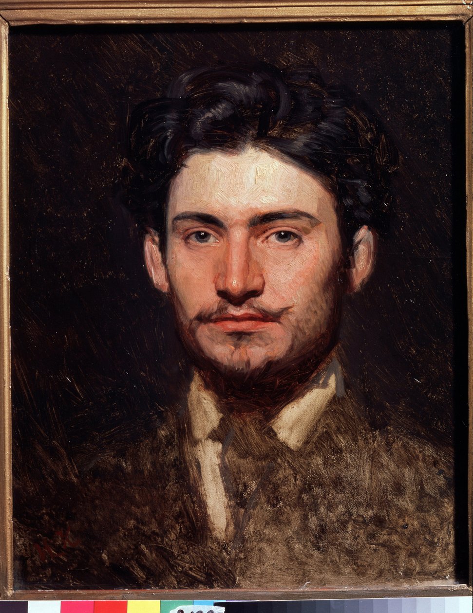 Portret van de kunstenaar Fyodor Vasilyev door Ivan Nikolaevich Kramskoy