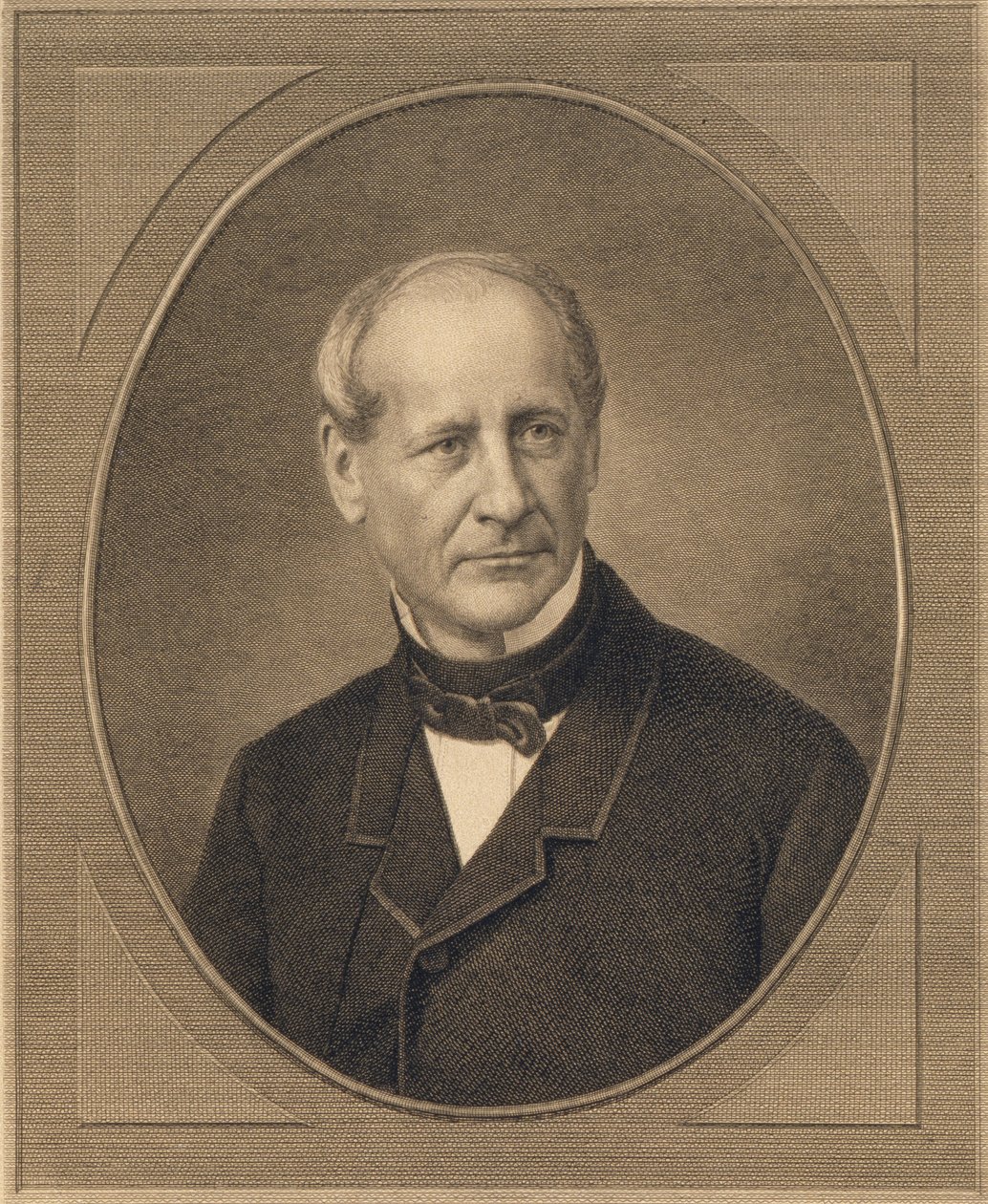 Portret van graaf Modest Andreyevich von Korff 1800-1876, 1876 door Ivan Petrovich Pozhalostin