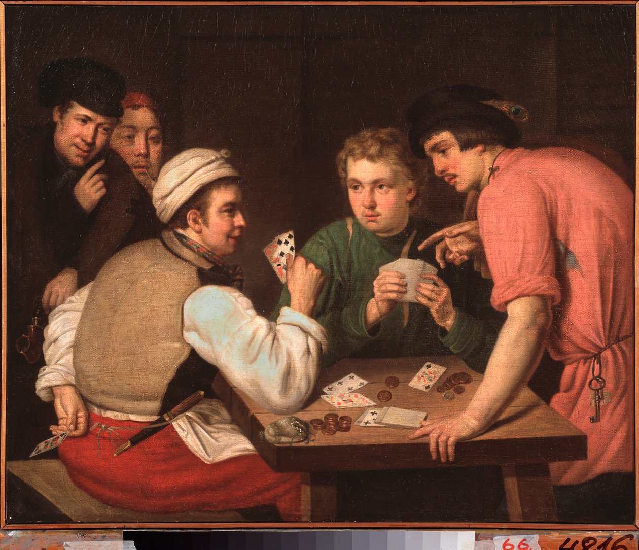 De kaartspelers door Ivan Philippovich Tupylev