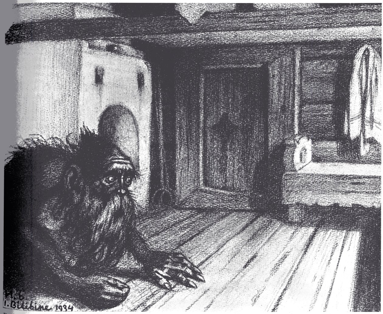 Domovoi, 1934 door Ivan Yakovlevich Bilibin