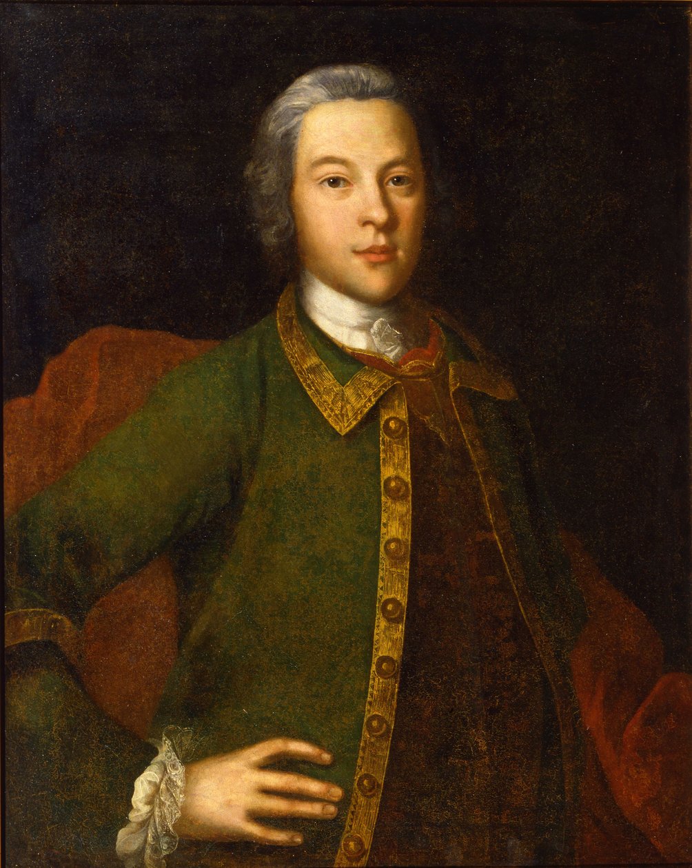 Portret van graaf Petr Panin door Ivan Yakovlevich Vishnyakov