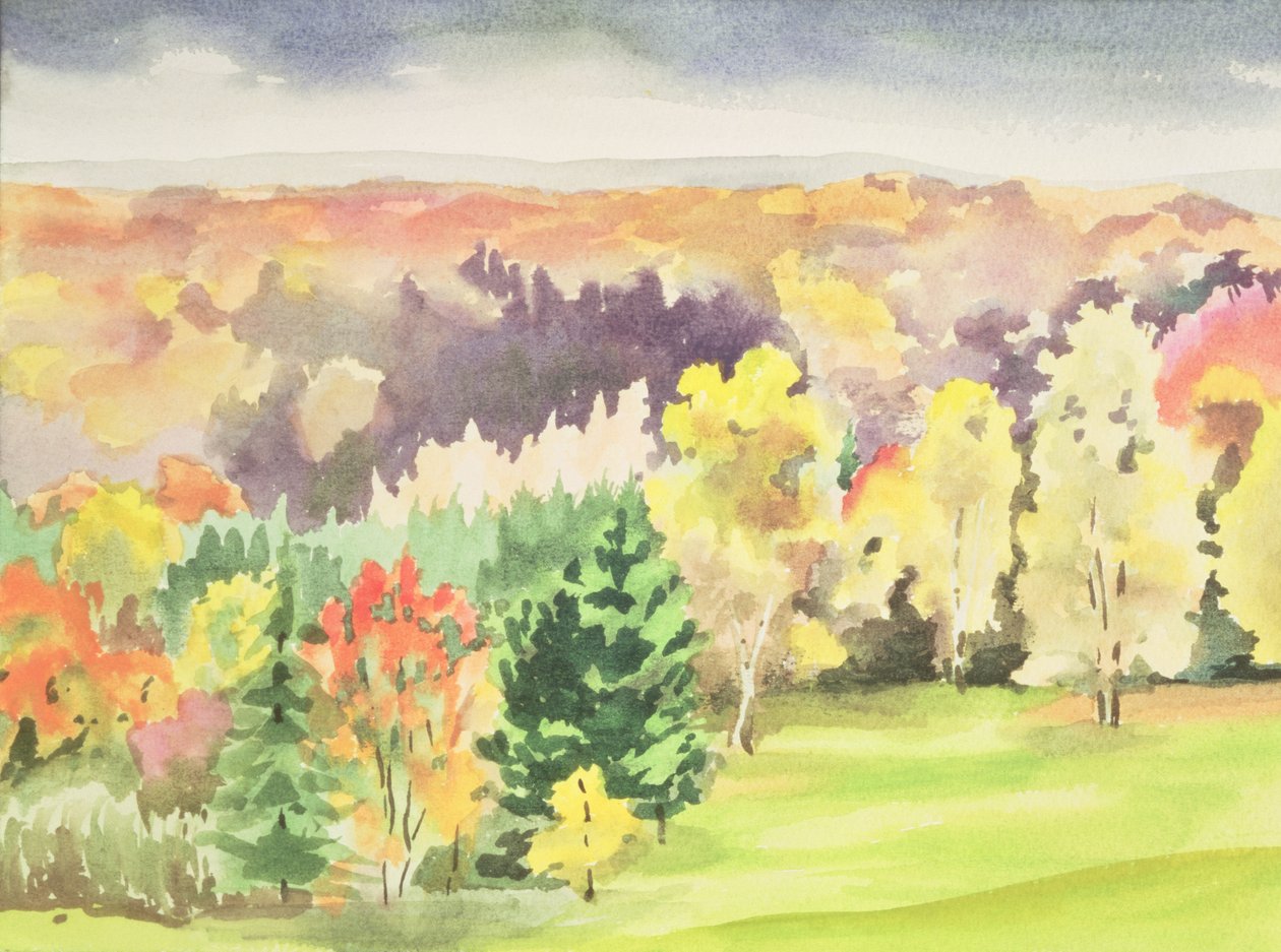 Nr.64 Herfst, Beaufays, Luik, België door Izabella Godlewska de Aranda