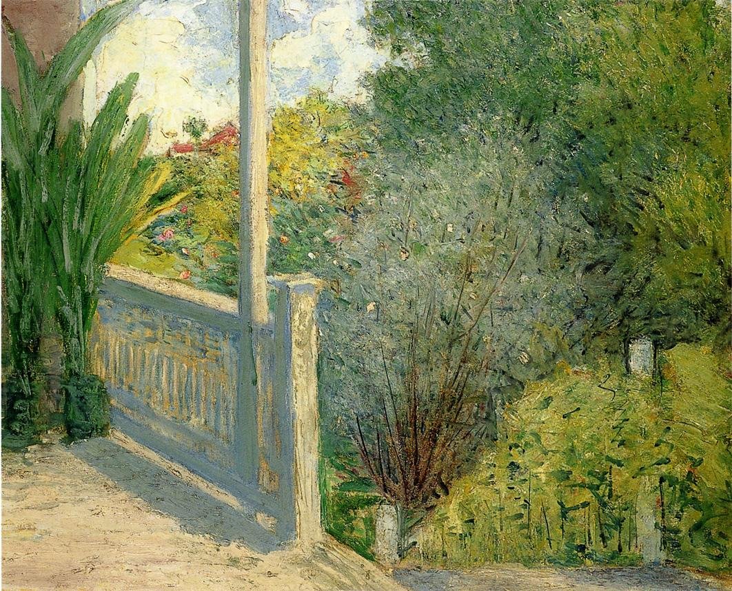 De veranda door J. Alden Weir