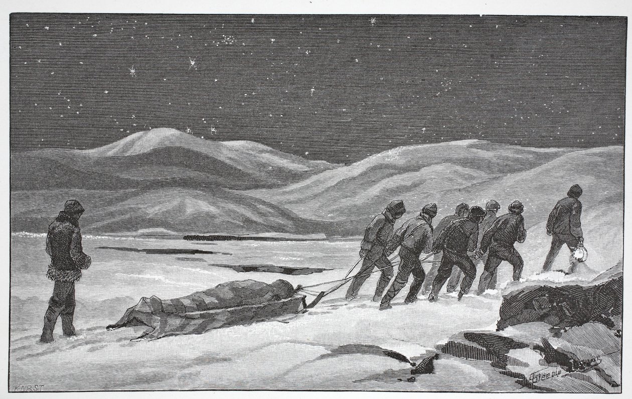 Onze eerste begrafenis, 20 januari 1884, uitgegeven in Londen 1886 door J. Steeple Davis