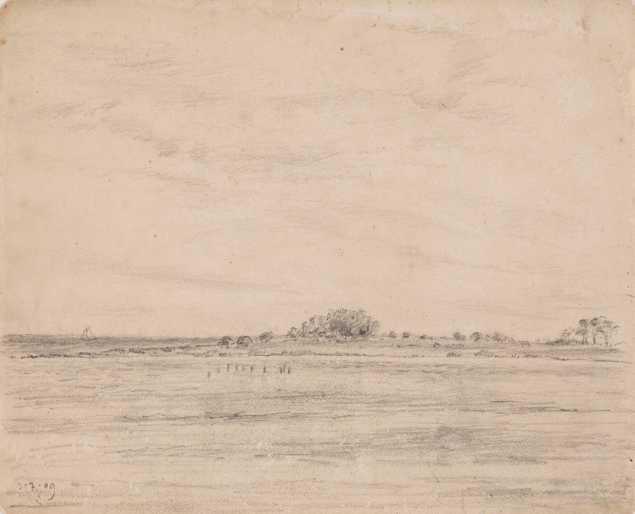 Landschap door J.A. Jerichau