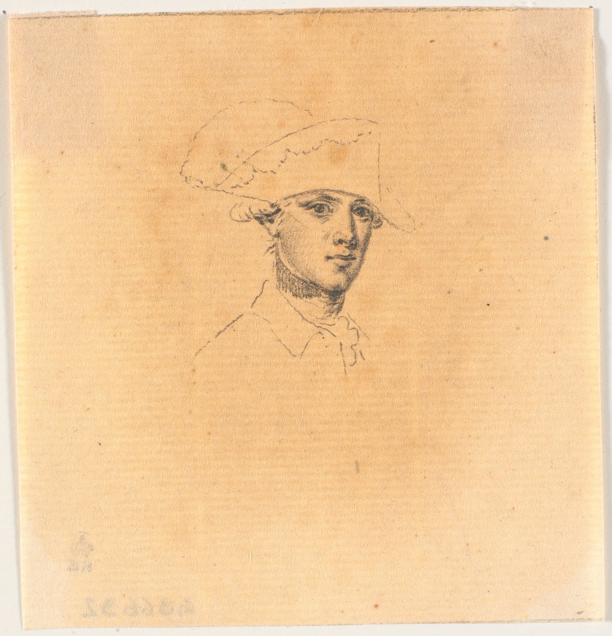 Voorbereiding voor een van de hoofden voor de gravure: Frederik de Grote rijdt naar huis na een revue in Potsdam door J.F. Clemens