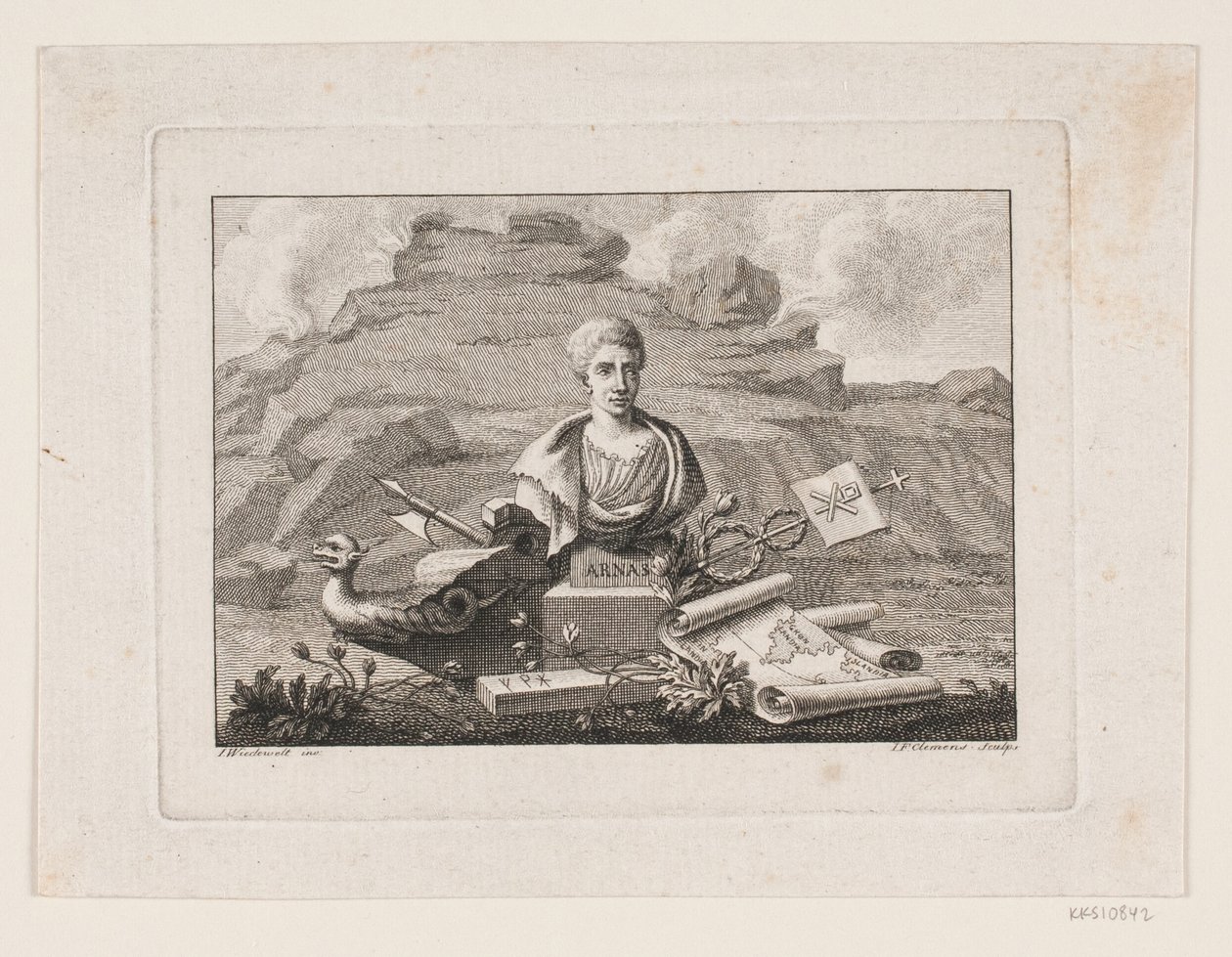 De Handschriftverzamelaar Arni Magnusson door J.F. Clemens
