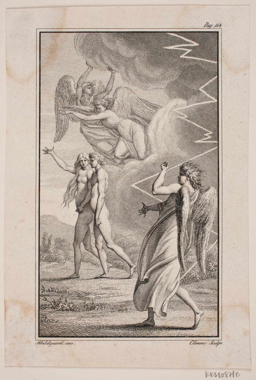 Illustratie voor Johannes Ewalds "Adam en Eva" V door J.F. Clemens