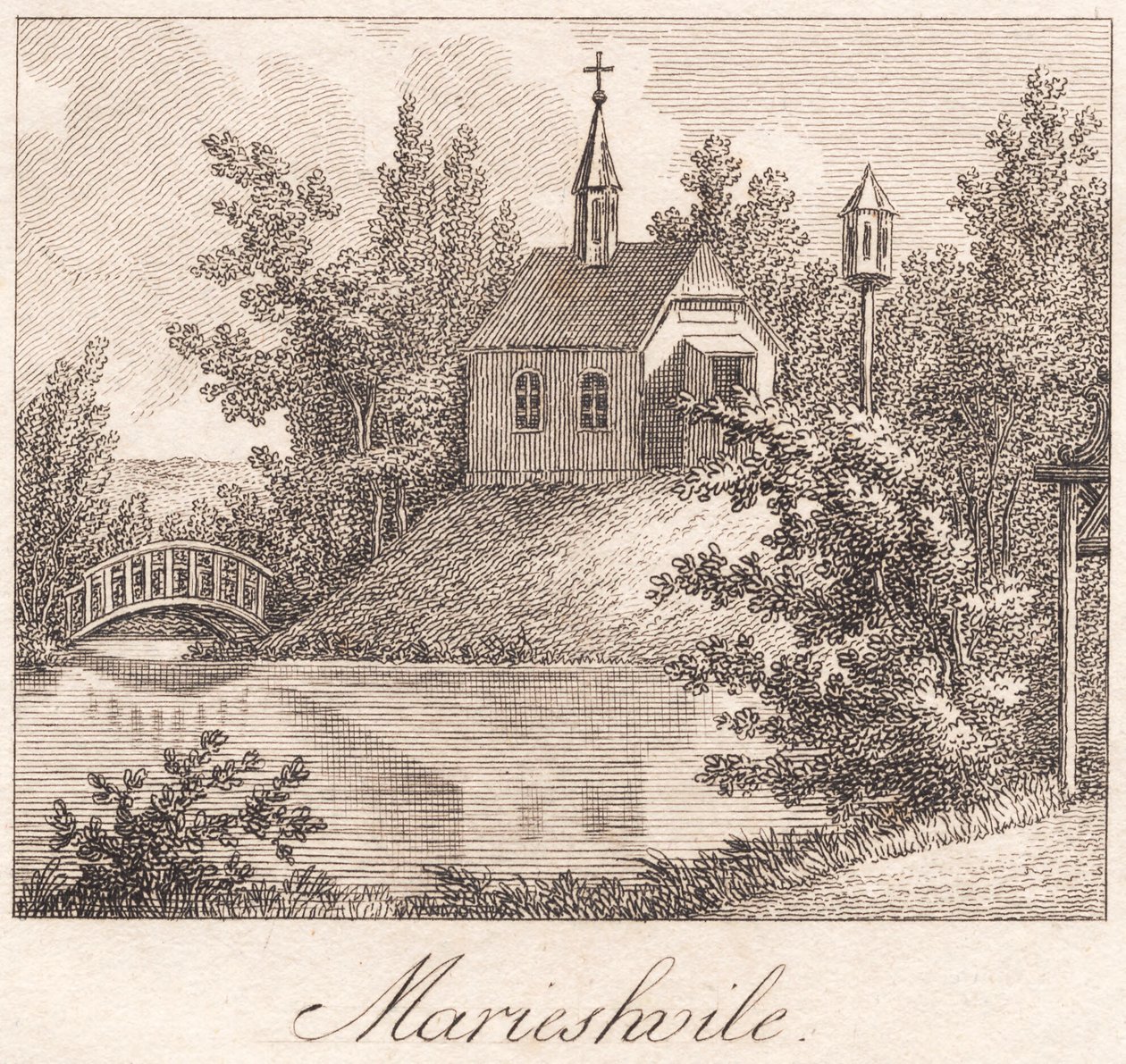 Sanderumgaards Tuin door J.F. Clemens