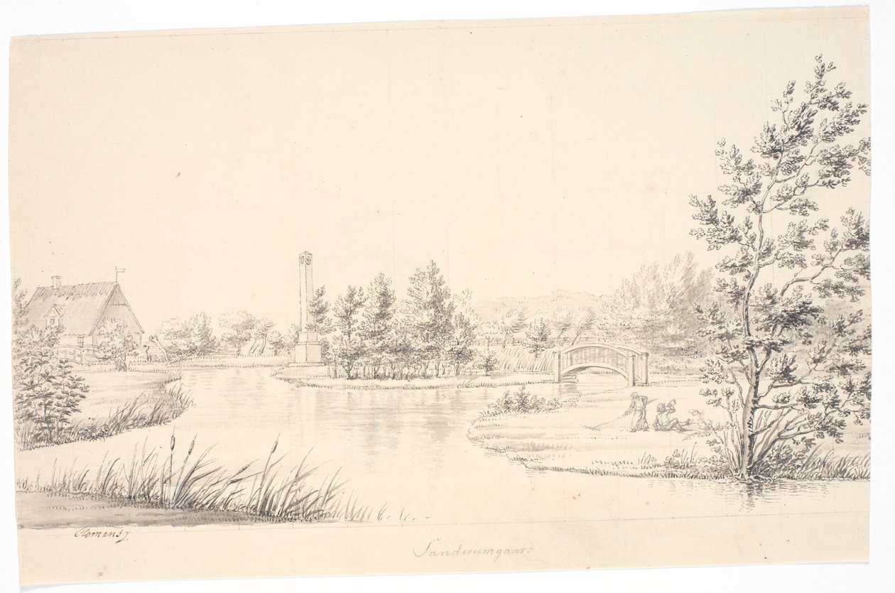 Sanderumgaards Tuin XII door J.F. Clemens