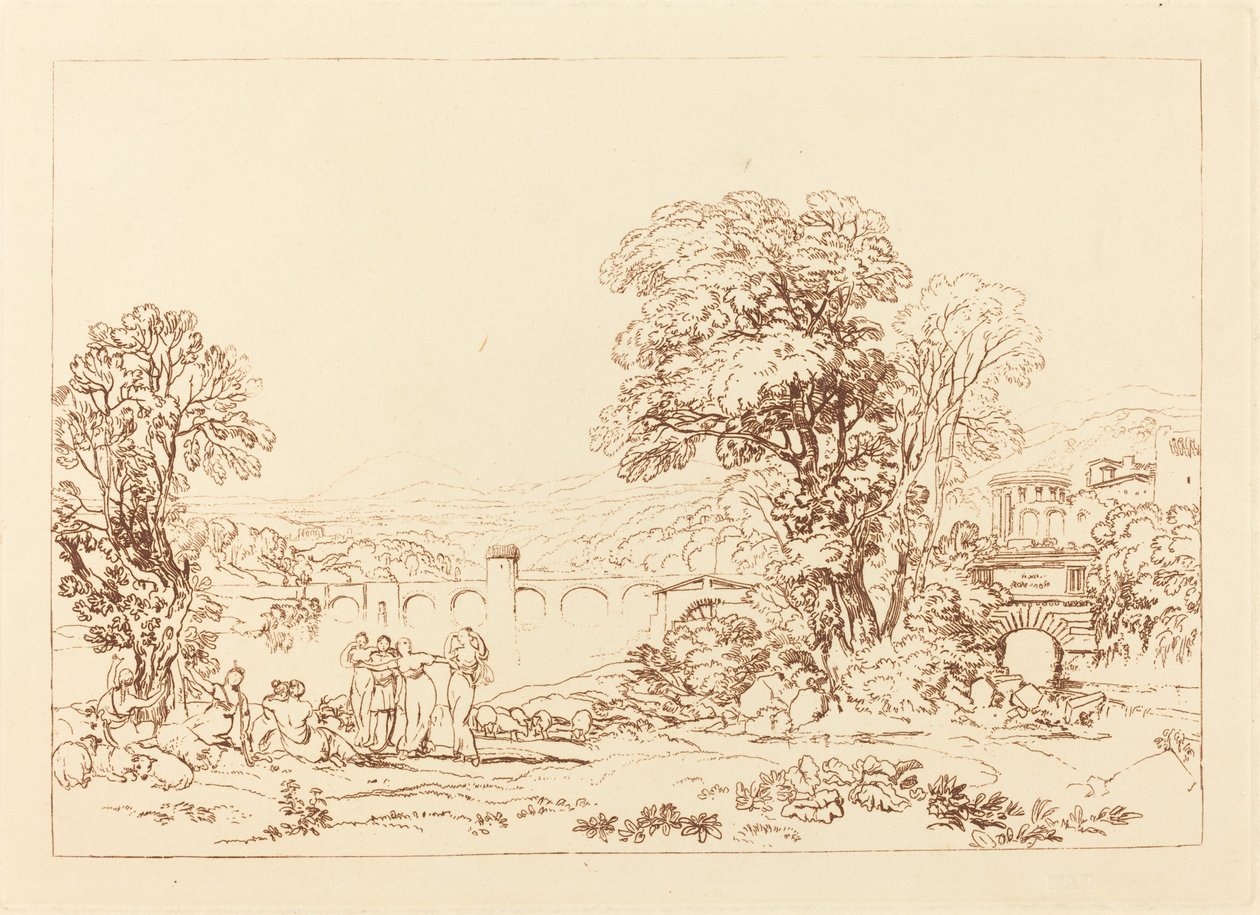 Apuleia op zoek naar Apuleius door Joseph Mallord William Turner