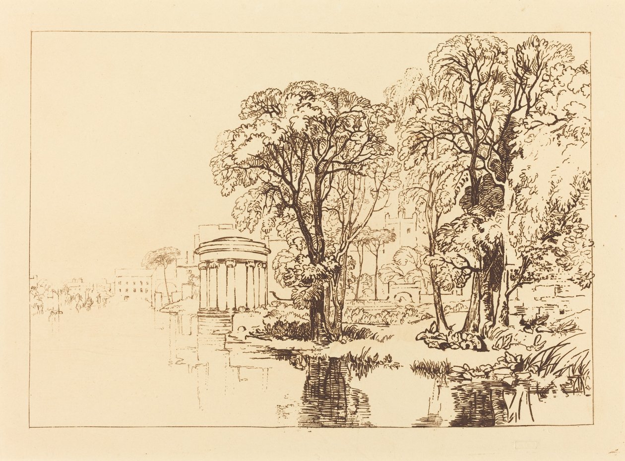 Isleworth, gepubliceerd 1819 door Joseph Mallord William Turner